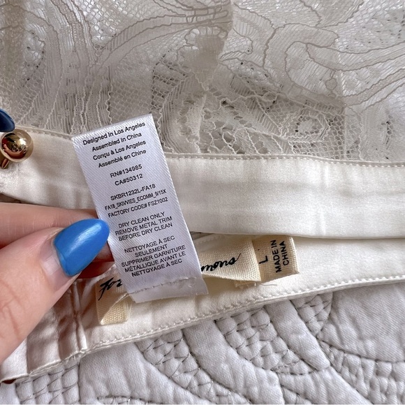 NWOT - For Love & Lemons - Skivvies - Lace Lingerie Bra - White - Picture 6 of 10